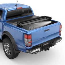 POLEMOTOR 5FT Soft Tri Fold Tonneau Cover For 2019-2024 Ford Ranger Truck Bed