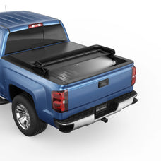 POLEMOTOR 5.8FT Soft Tri-Fold Tonneau Cover For 2014-2018 Chevy Silverado/GMC Sierra 1500 Truck Bed  (69.9