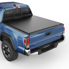 POLEMOTOR 5FT Soft Roll-Up Truck Bed Tonneau Cover For 2016-2023 Toyota Tacoma Fleetside/Styleside