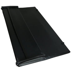 6.5FT Soft Quad-Fold Tonneau Cover For 2014-2021 Toyota Tundra Bed (W/o Deck Rail System)