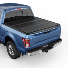 5.5FT Hard Tri-Fold Truck Bed Tonneau Cover For 2015-2024 Ford F150 Fleetside (Excl. Raptor Series)