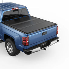 POLEMOTOR 5.8FT Hard Tonneau Cover For 2014-2018 Chevy Silverado GMC Sierra Tri-Fold Truck Bed Cover