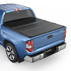 POLEMOTOR 5.5FT Hard Tonneau Cover For 2014-2024 Toyota Tundra Tri-Fold Truck Bed Cover